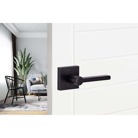 Sure-Loc Hardware Sure-Loc Hardware Vail Handleset, Logan Handleset Trim, Flat Black VL507-LN FBL